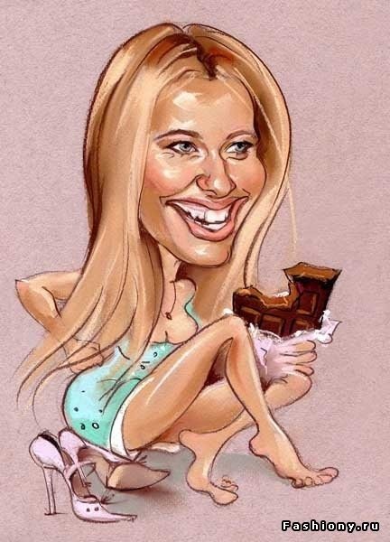 Портрет Андрея Малахова шарж