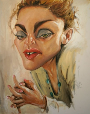 Шарж на Алена Делона