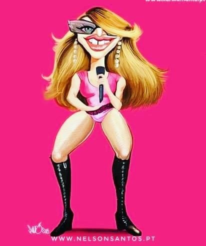 Мадонна старуха карикатура