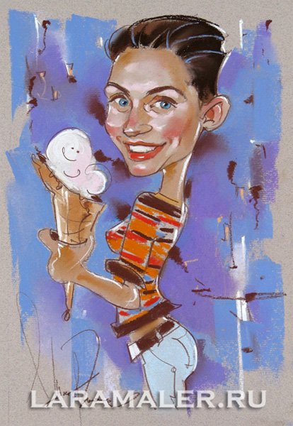 Лариса Шигорина шаржи сноубордист