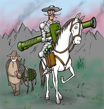 Дон Кихот карикатура