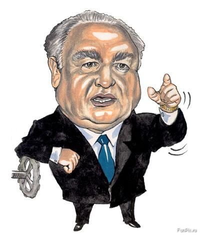 Виктор Черномырдин шарж