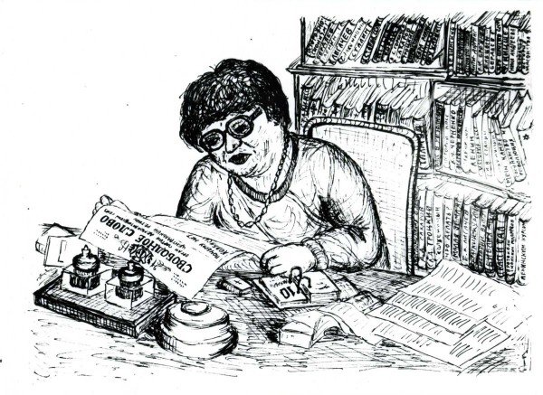 Новодворская карикатуры