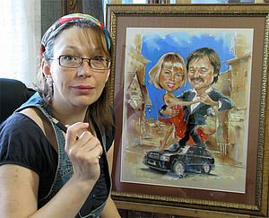 Шарж Лариса Шигорина