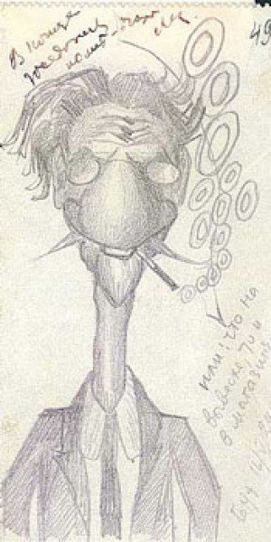 Бухарин шаржи