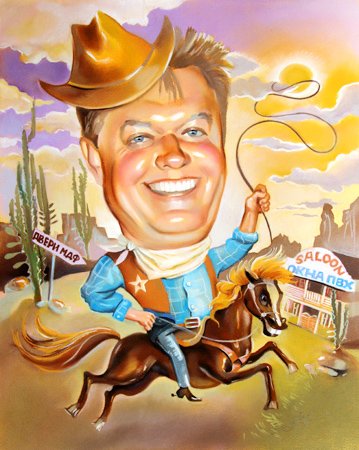 Шарж мужчина с короной