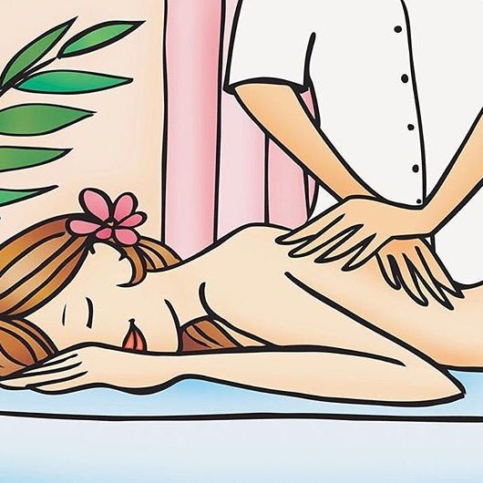 Массаж нарисованный