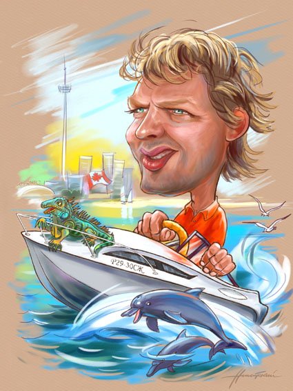 Моряк карикатура