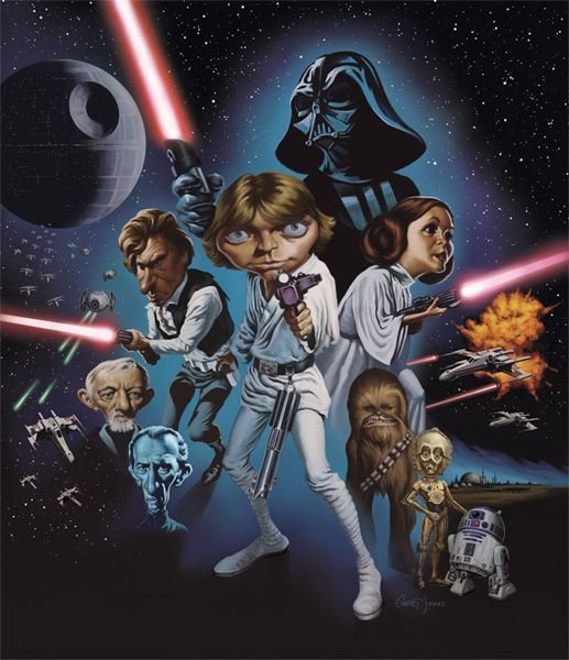 Карикатуры на Звездные войны