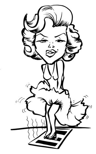 Анна Ковальчук шарж