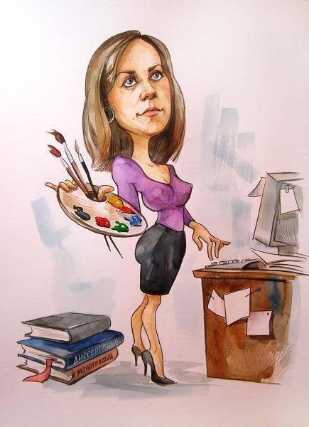 Карикатуры на женщин