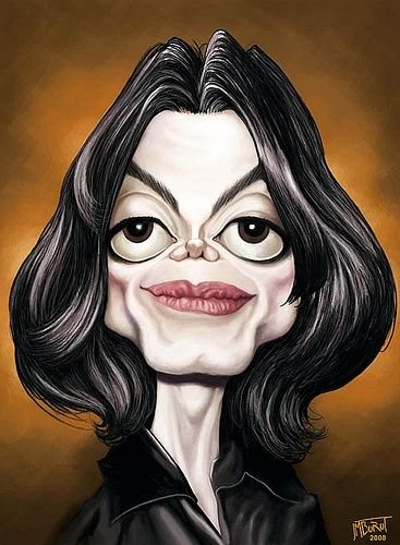 Michael Jackson caricature