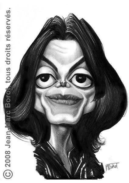 Дружеский шарж Майкл Джексон