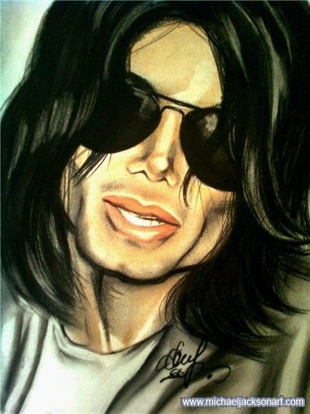 Шарж танцор Майкл Джексон