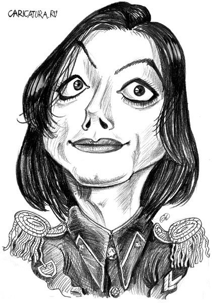 Карикатура на триллер Майкла Джексона