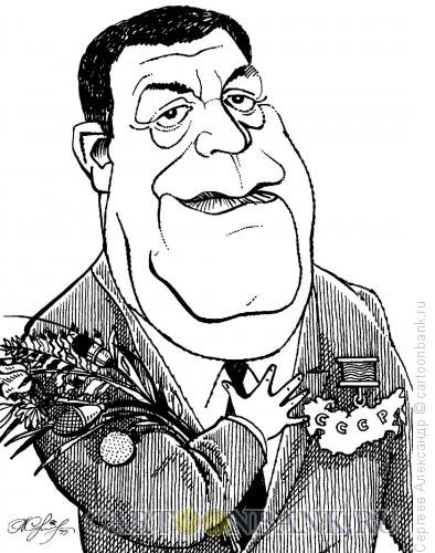 Иосиф Кобзон шарж