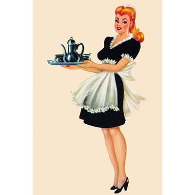 Домработница карикатура