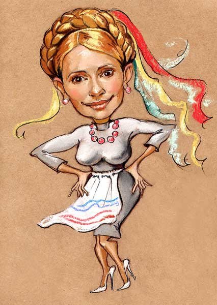 Певица карикатура