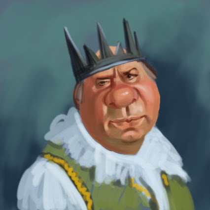 Евгений Леонов шарж