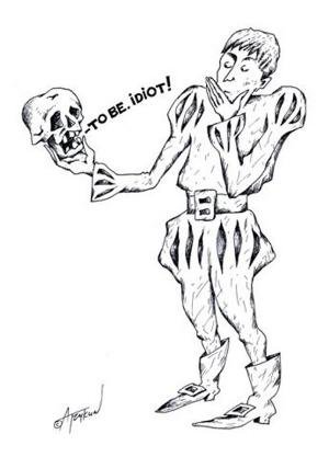 Гамлет рисунки юмор