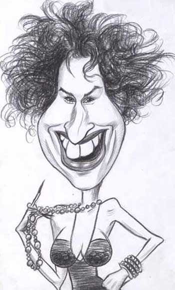 Шаржи на Тину Канделаки