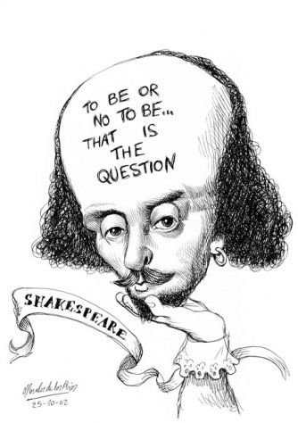 Переводчик Шекспира карикатура