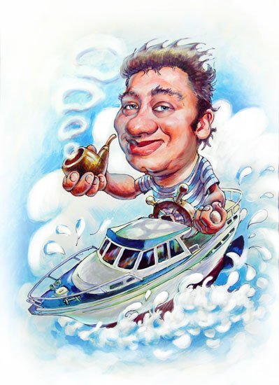 Моряк карикатура