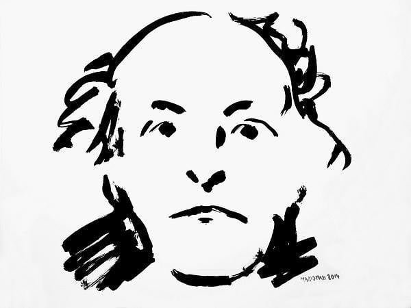 Иосиф Бродский рисунок