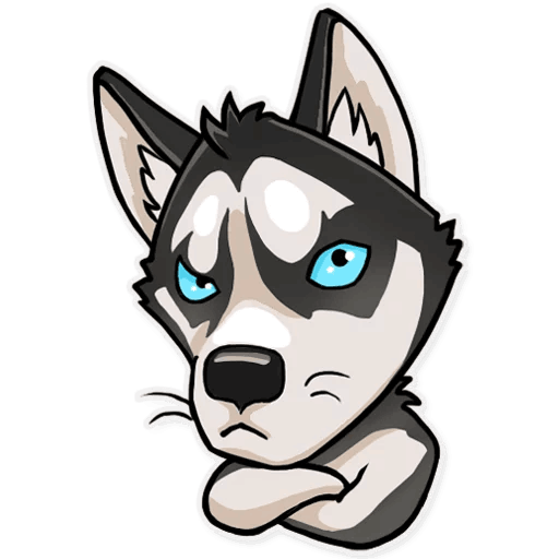 Стикеры хаски