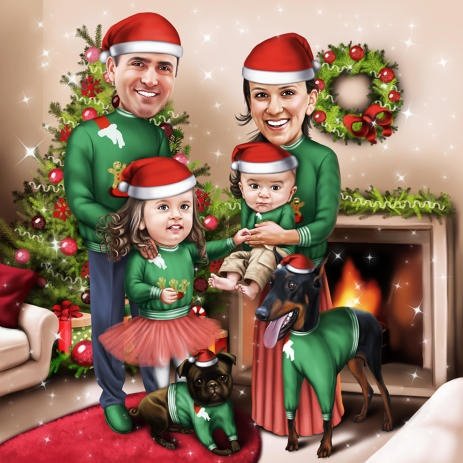 Шарж новый год