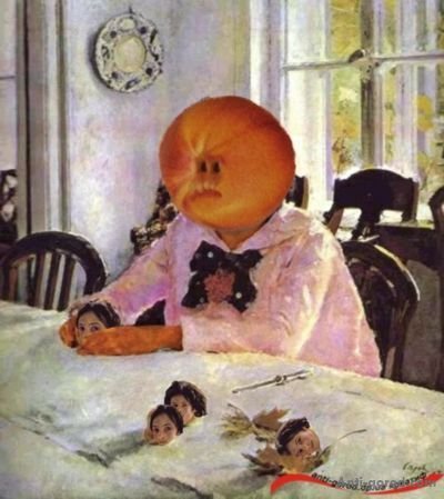 Девочка с персиками юмор