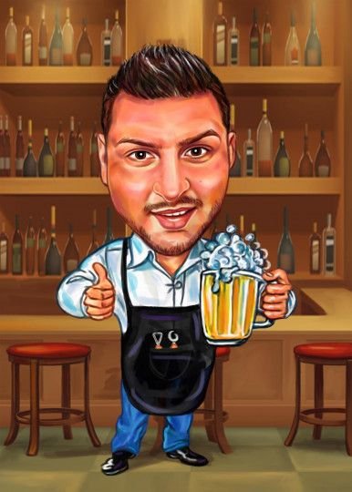 Шарж мужской