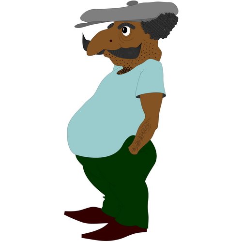 Шарж на грузина в кепке (44 фото)