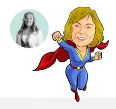 Красавица карикатура