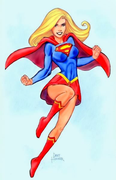 Шарж супер женщина