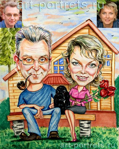 Шарж для влюбленных