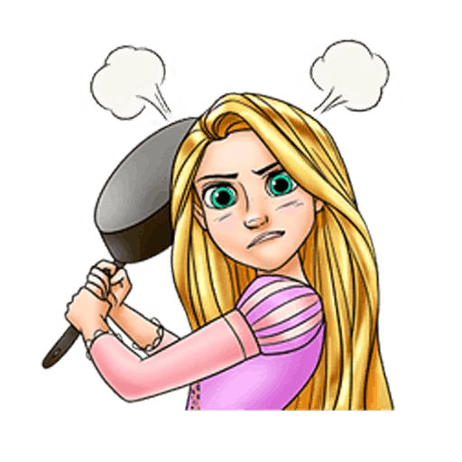 Стикеры принцессы Дисней телеграмм