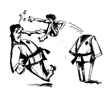 Карикатура единоборства