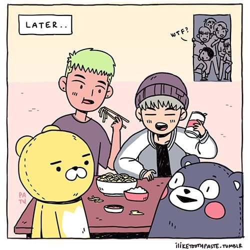 БТС смешные комиксы