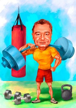 Спортивные девушки со штангой