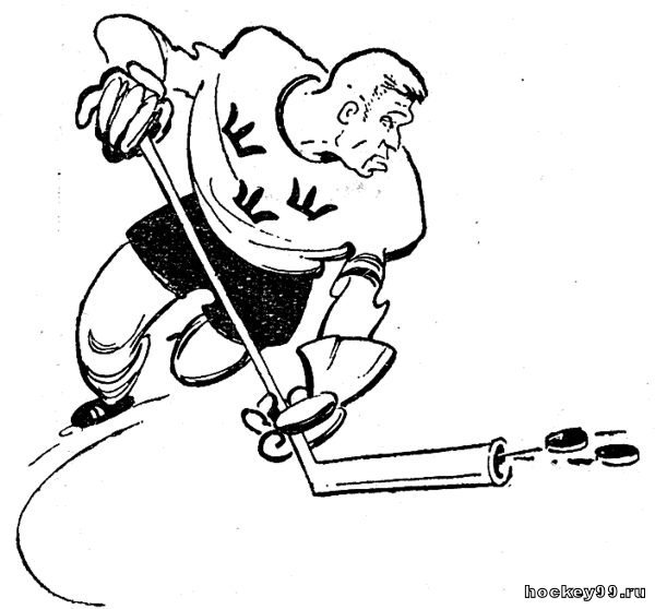 Карикатуры на советских хоккеистов