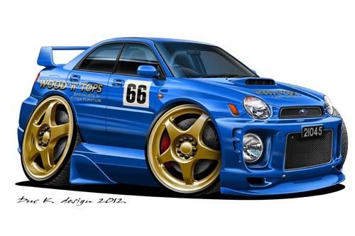 Шарж Субару