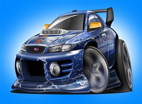 Субару WRX арт