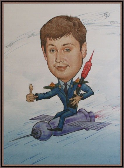 Шарж ракетчик