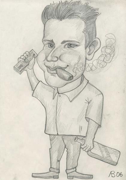 Фредди Меркьюри карикатура