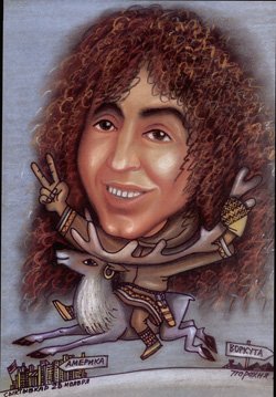 Портрет Андрея Малахова шарж