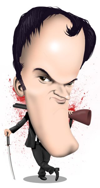 Тарантино caricature