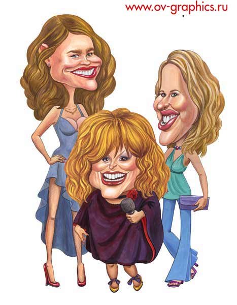 Карикатура на Максима Галкина