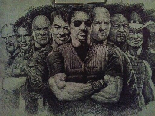 Неудержимые карикатура