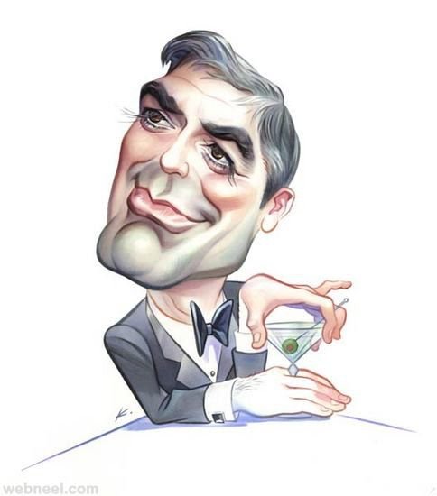 Джордж Клуни шарж